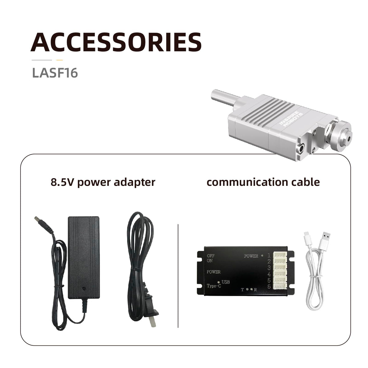 High Precision Micro Linear Servo Actuator with Force Control Sensor,Stroke 16mm,Force 12.6lbs(56N), Speed 26mm/s | for Robotics,Industrial Automation,Medical and Healthcare Equipment|LASF16-034D