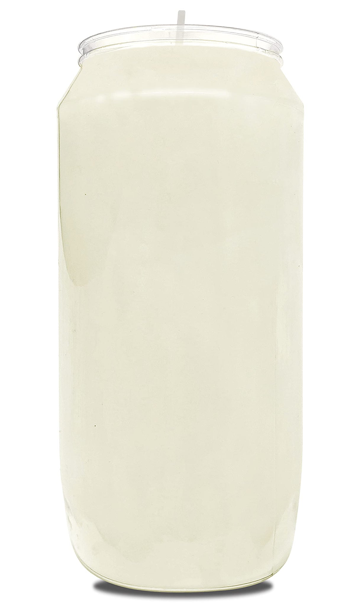 Hyoola 7 Day White Prayer Candles, 6 Pack - 6" Tall Pillar Candles for Religious, Memorial, Party Decor, Vigil and Emergency Use - Vegetable Oil Wax in Plastic Jar Container