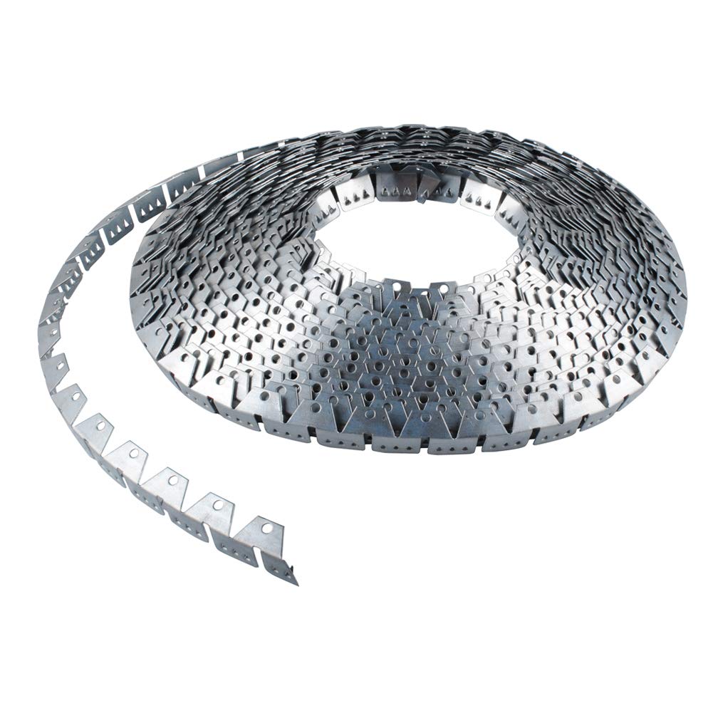 32ft Upholstery Metal Flexible Tack Strip for Furniture, Chairs, Sofas – Curve-Ease Grip for Easy Installation