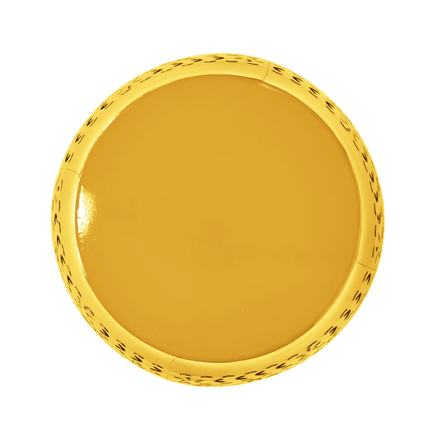 Christopher Knight Home Zoey Small Outdoor Side Table, Lace Cut Iron End Table, Metal Outdoor Stool, Hollow Drum Round Side Table, Decorative Garden Stool with Cutout Design for Patio Balcony, Yellow