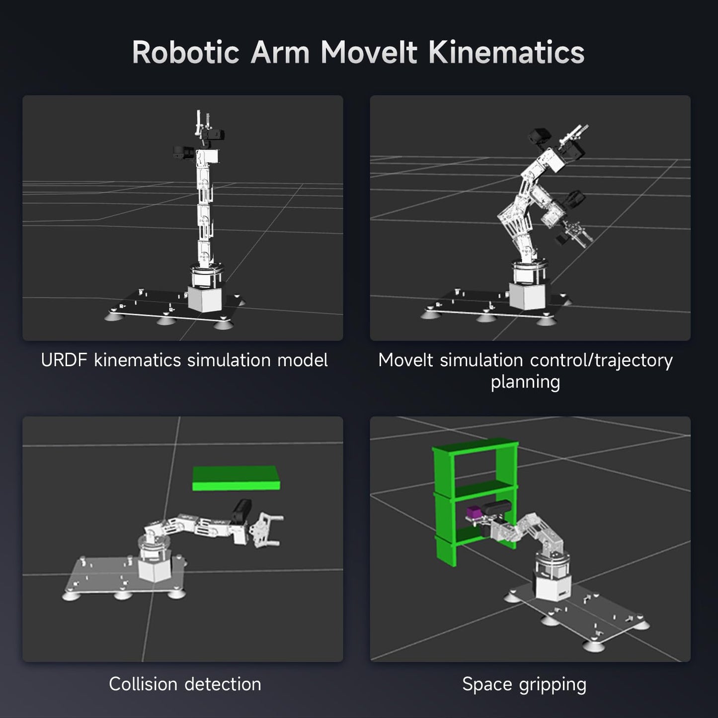 Yahboom 6DOF Program Robotic Arm Kit 3D Adaptive Gripping, 3D Automatic Recognition Supports Large AI Model (Sta-OrinNano Super 4GB)