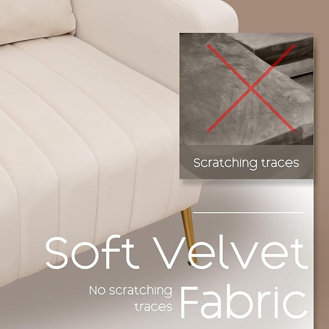 Modern Accent Chair Upholstered Living Room Chair, High Back Arm Chair
