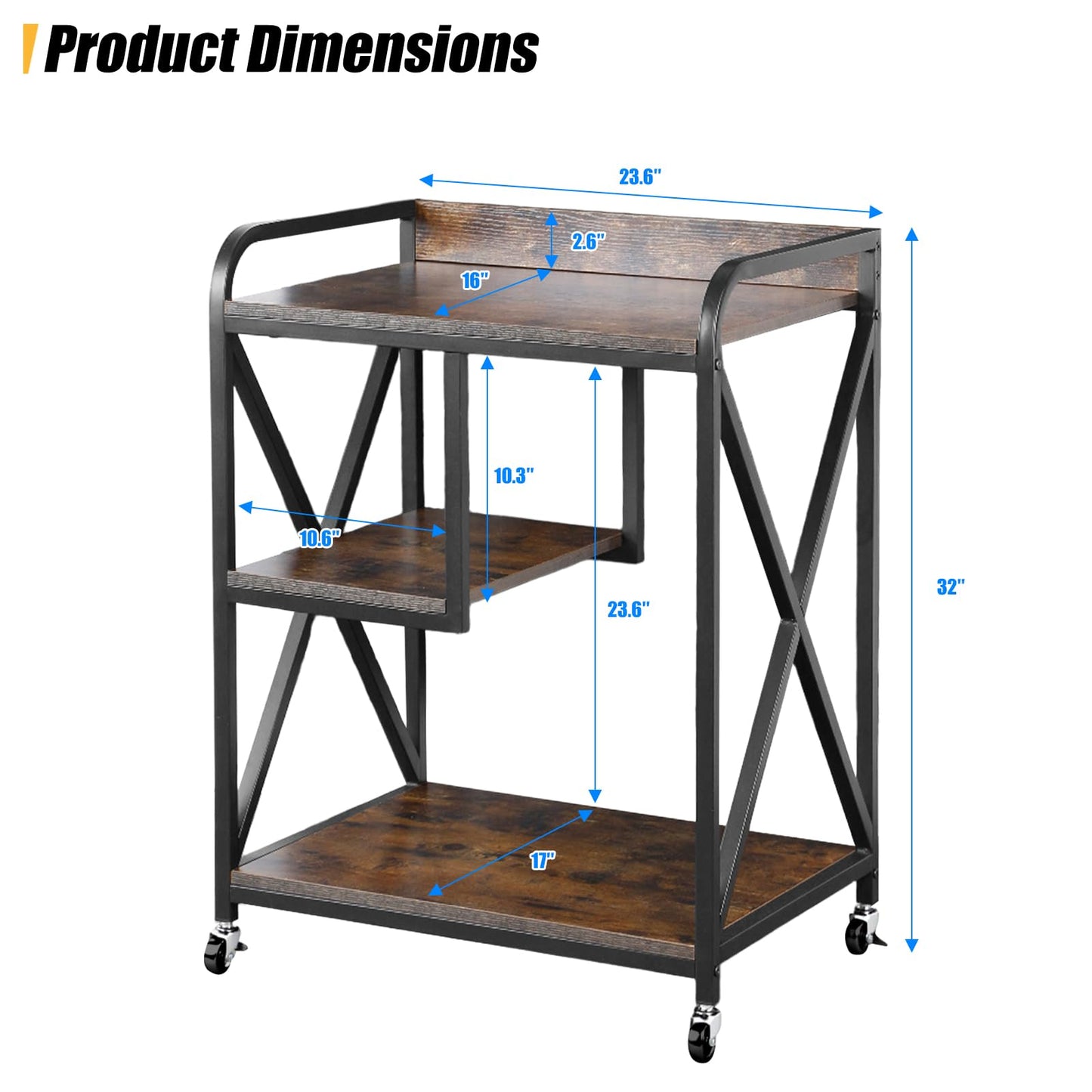 TooCust Computer Tower Stand Bundle with Printer Stand