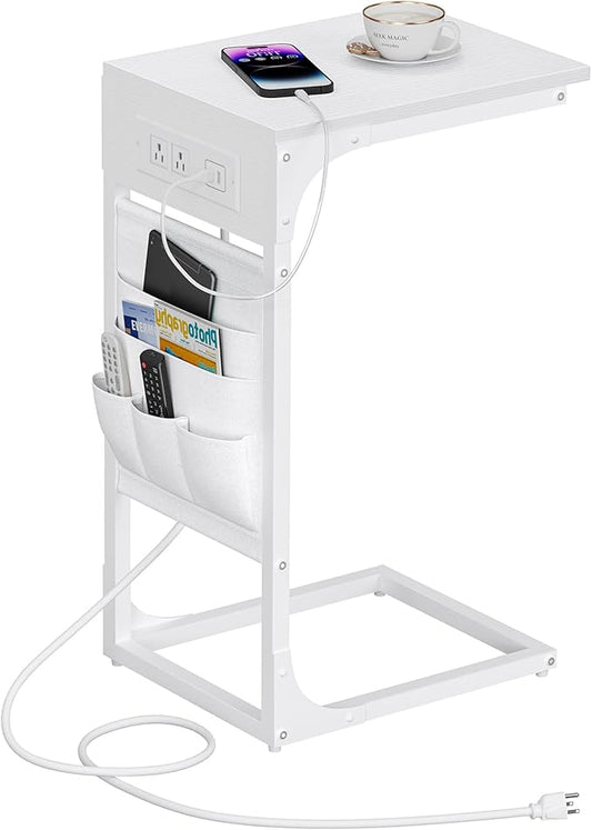 TUTOTAK C Shaped End Table