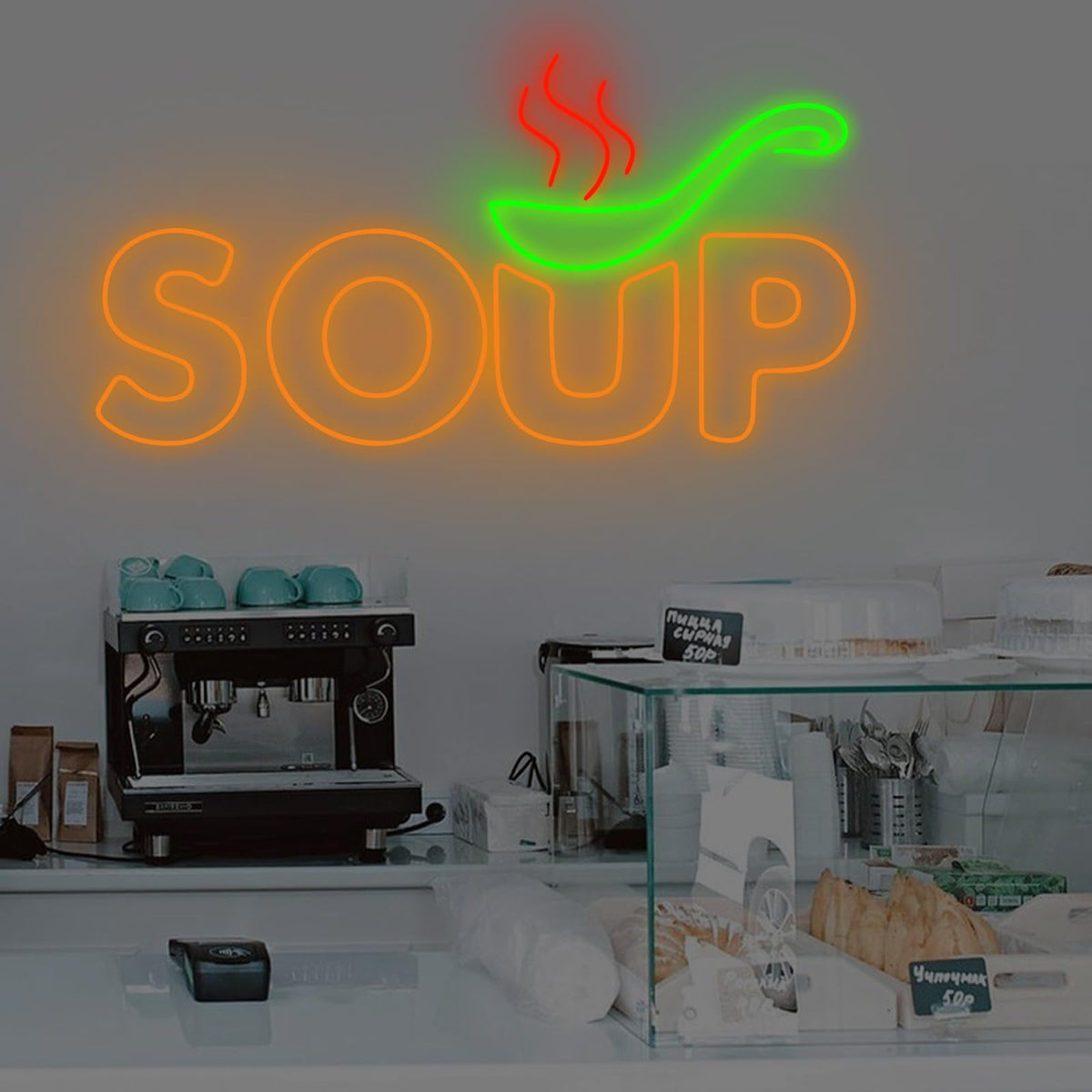 Soup Neon Sign, Soup Led Sign, Soup Neon Light, Food Shop Led Light, Japanese Restaurant Room Wall Decor, Restaurant Neon Light, Chef Neon Lights, Family Party Bedroom Music Concert Bar Hotel Birthday
