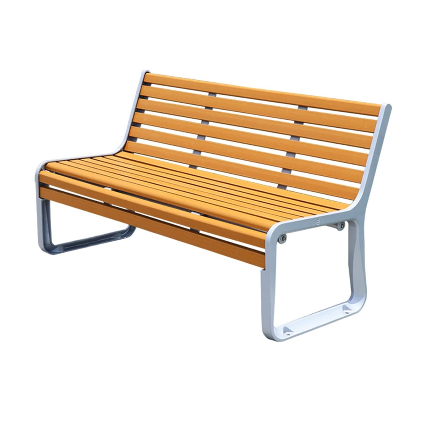 This All-Weather Large Metal Bench, Durable Cast Aluminum Outdoor Patio Seating for Garden, Backyard, Park, Lawn & Deck – 150cm Long