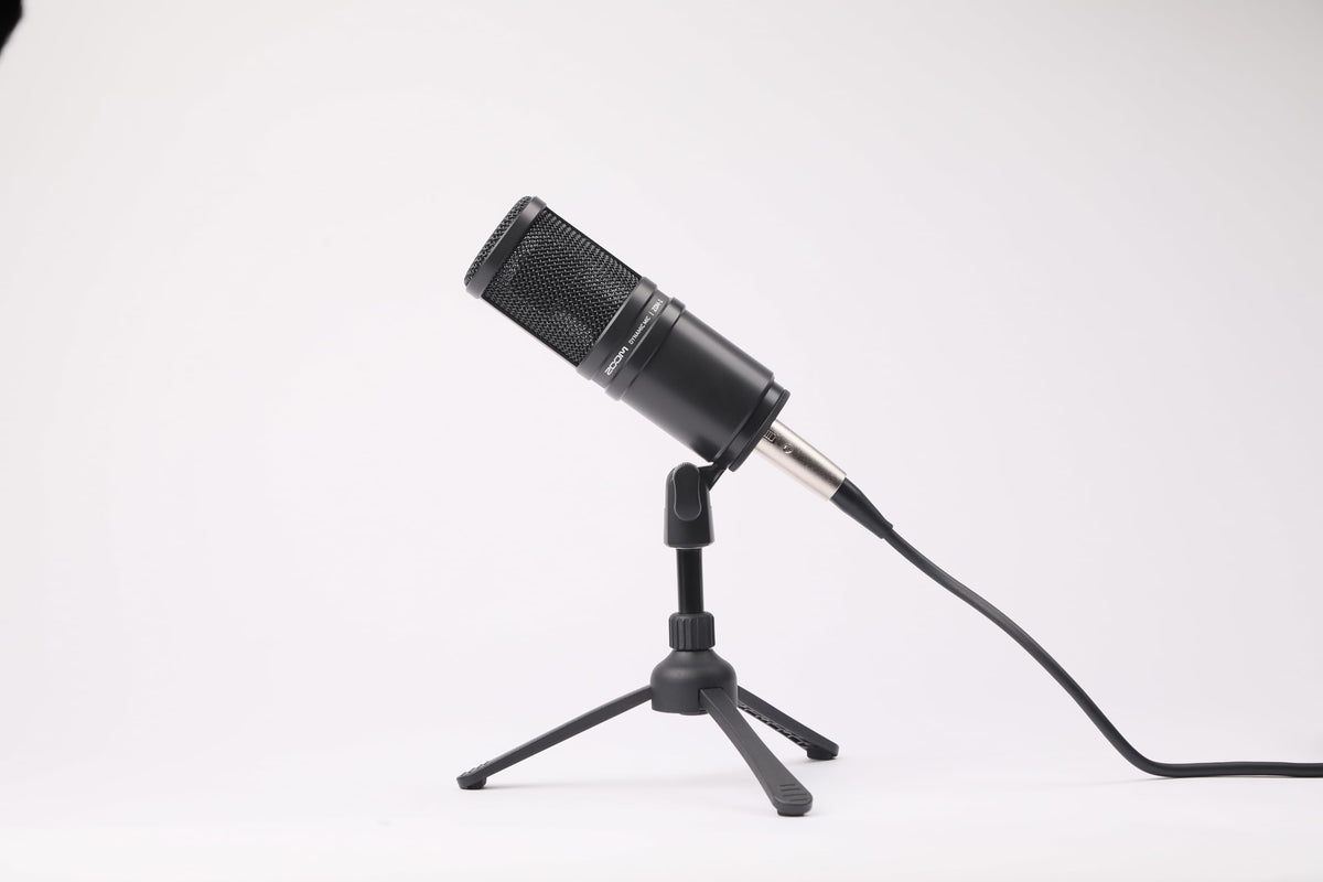 Zoom ZDM-1 Podcast Mic Pack Includes Dynamic Microphone, High-Quality Headphones, Tripod, Windscreen, and XLR Cable
