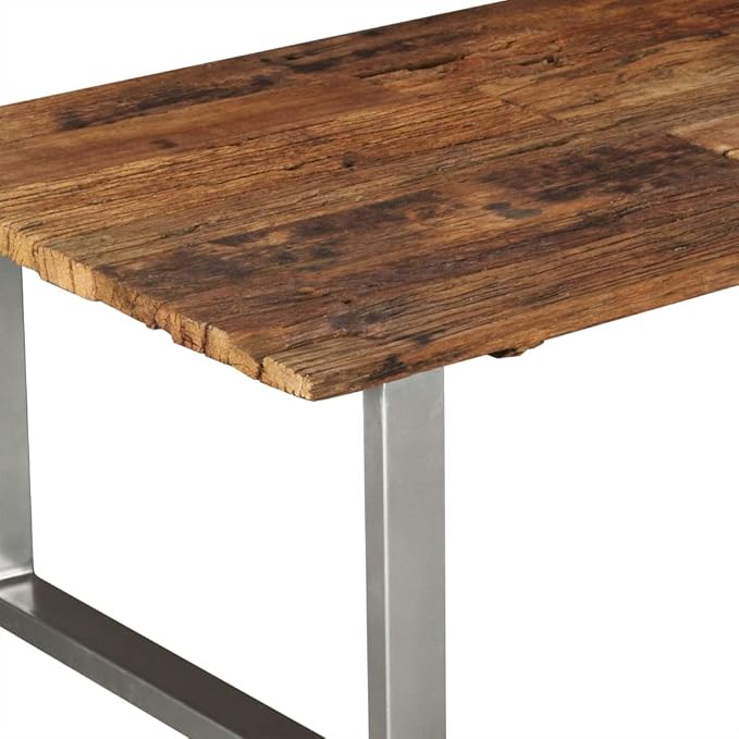 Coffee Table Solid Reclaimed Wood 39.4"x23.6"x15", End Tables, Living Table