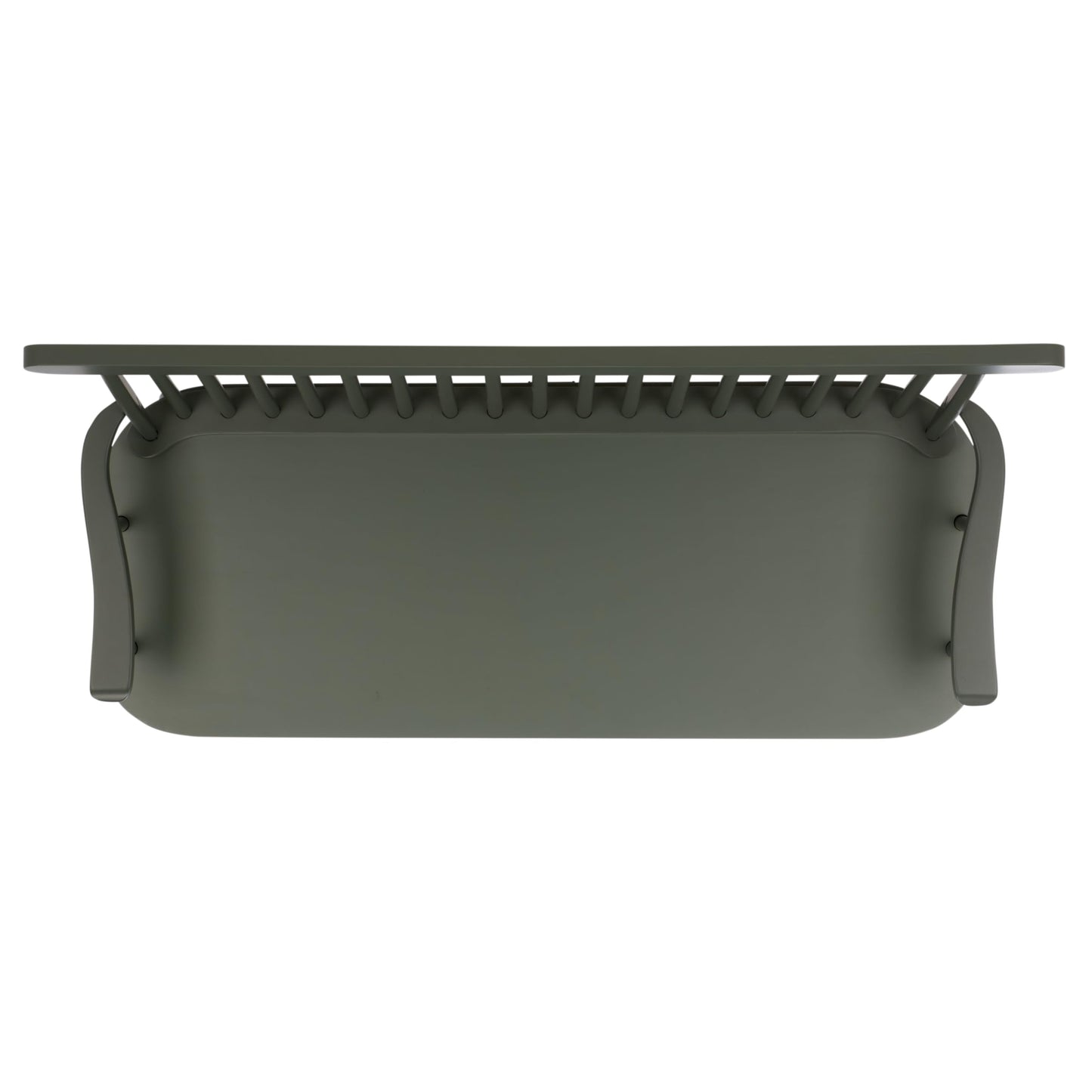 SAFAVIEH Home Collection - Eton Dark Green Solid Wood Bench, Farmhouse Spindle Back Indoor Seating for Entryway or Dining (BCH3300B)