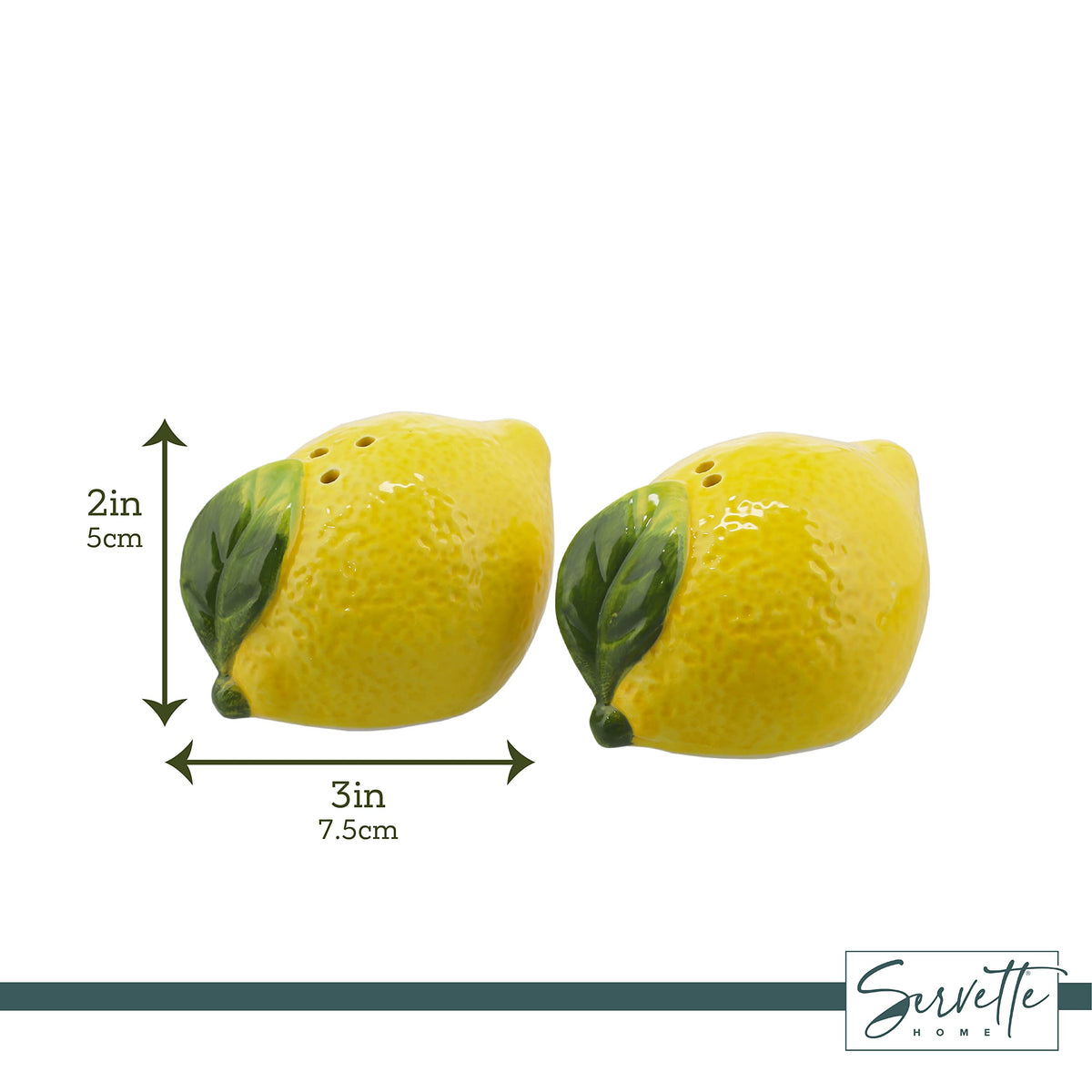 Servette Home Lemon Salt and Pepper Shakers