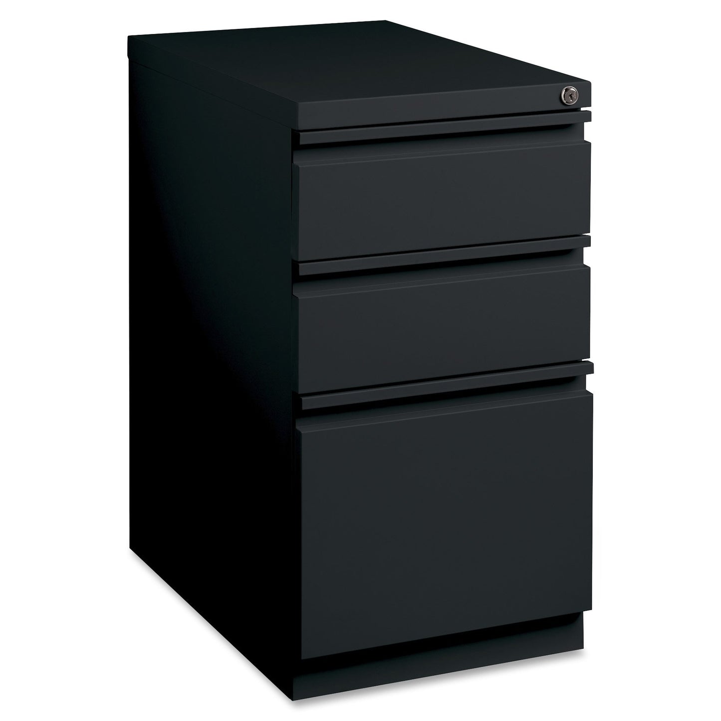 Lorell LLR49527 Mobile File Pedestal, Black