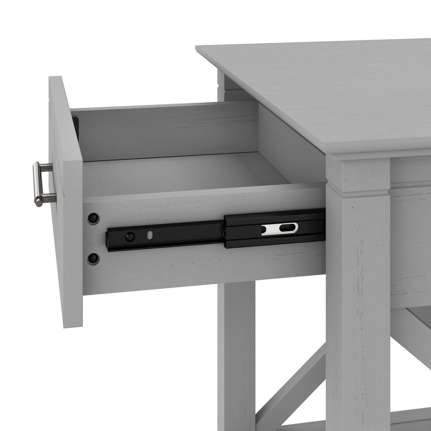 Bush Home Key West Coffee Table with Storage in Cape Cod Gray