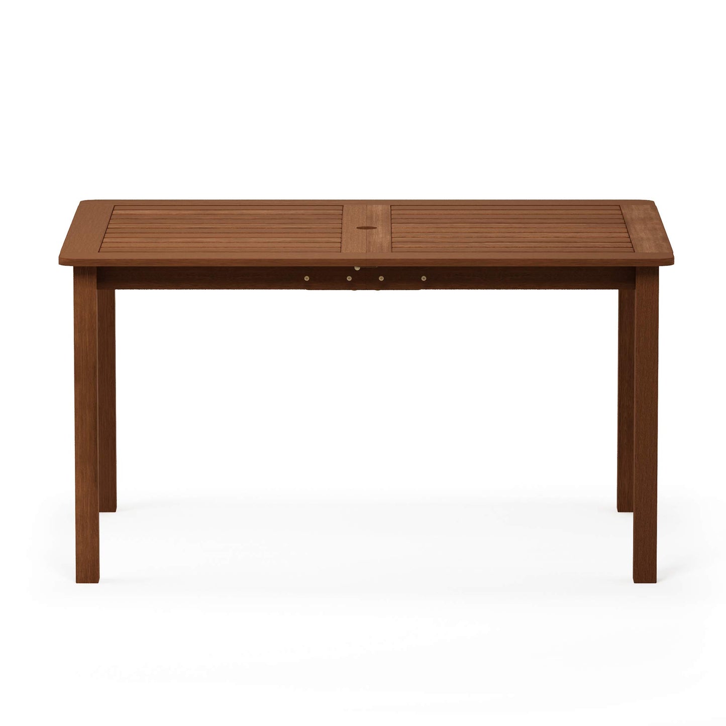 Furinno Tioman Outdoor Dining Table, Natural 35.5"D x 59.0"W x 29.0"H