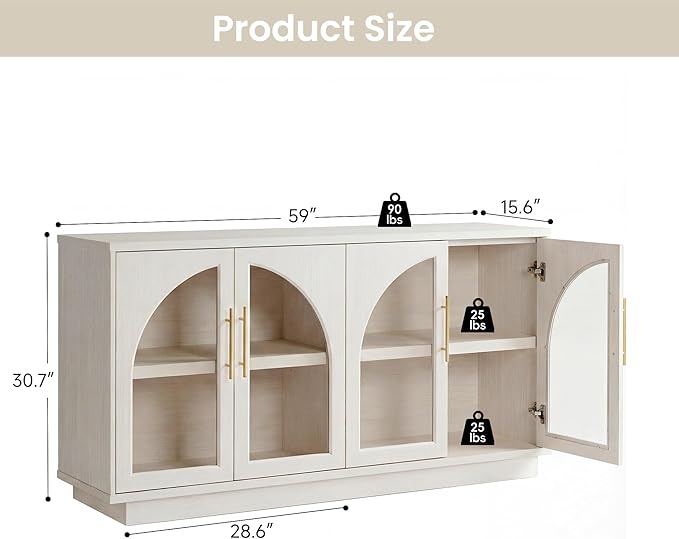 Fatmok Sideboard Buffet Cabinet