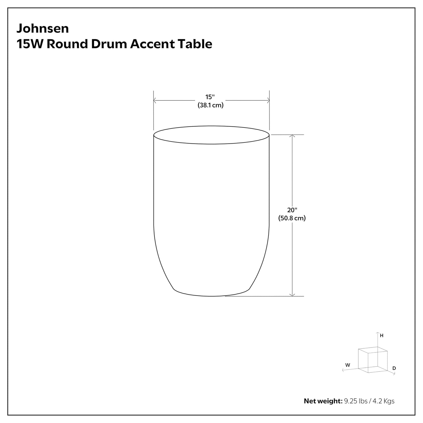 SIMPLIHOME Johnsen Metal Table - 15" Wide x 20" High Solid Iron Drum Accent Table in Burnished Copper with Tribal Pattern, Round Boho End Table for Living Room or Home Office, Fully Assembled