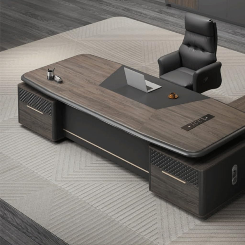 ZUZUZ Computer Desk Modern CEO Desk Furniture Boss Light Luxury Office Manager