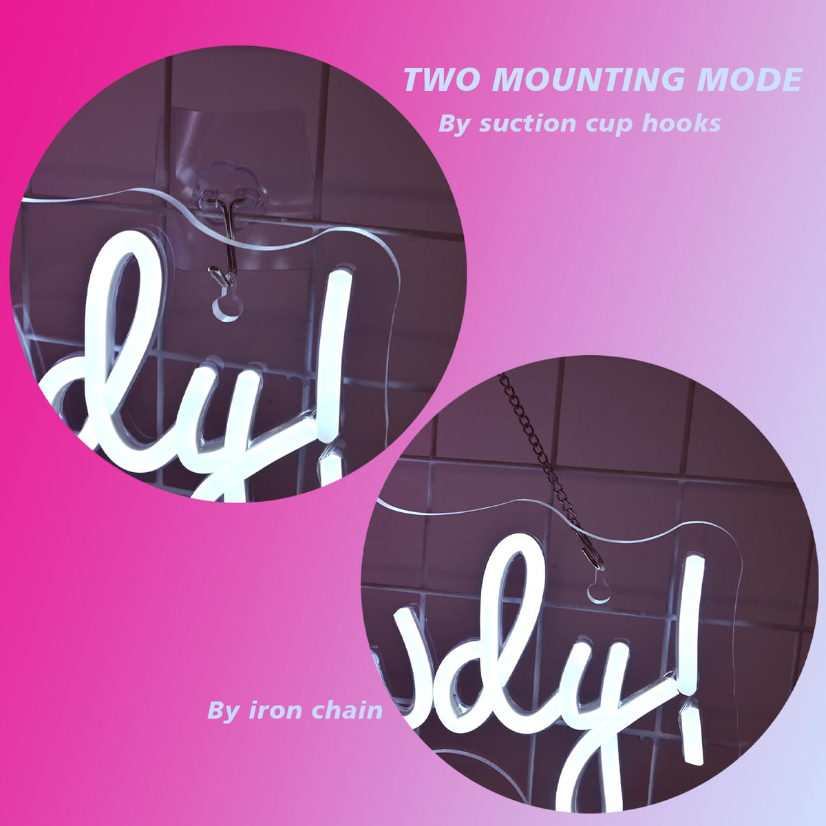 ineonlife Cowboy Hat Neon Sign Howdy Neon Lights Pink Led Neon Signs Preppy Girls for Wall Decor Light Up Sign for Bar Beer Bedroom Living Room Beauty Girls Club Decoration Gifts