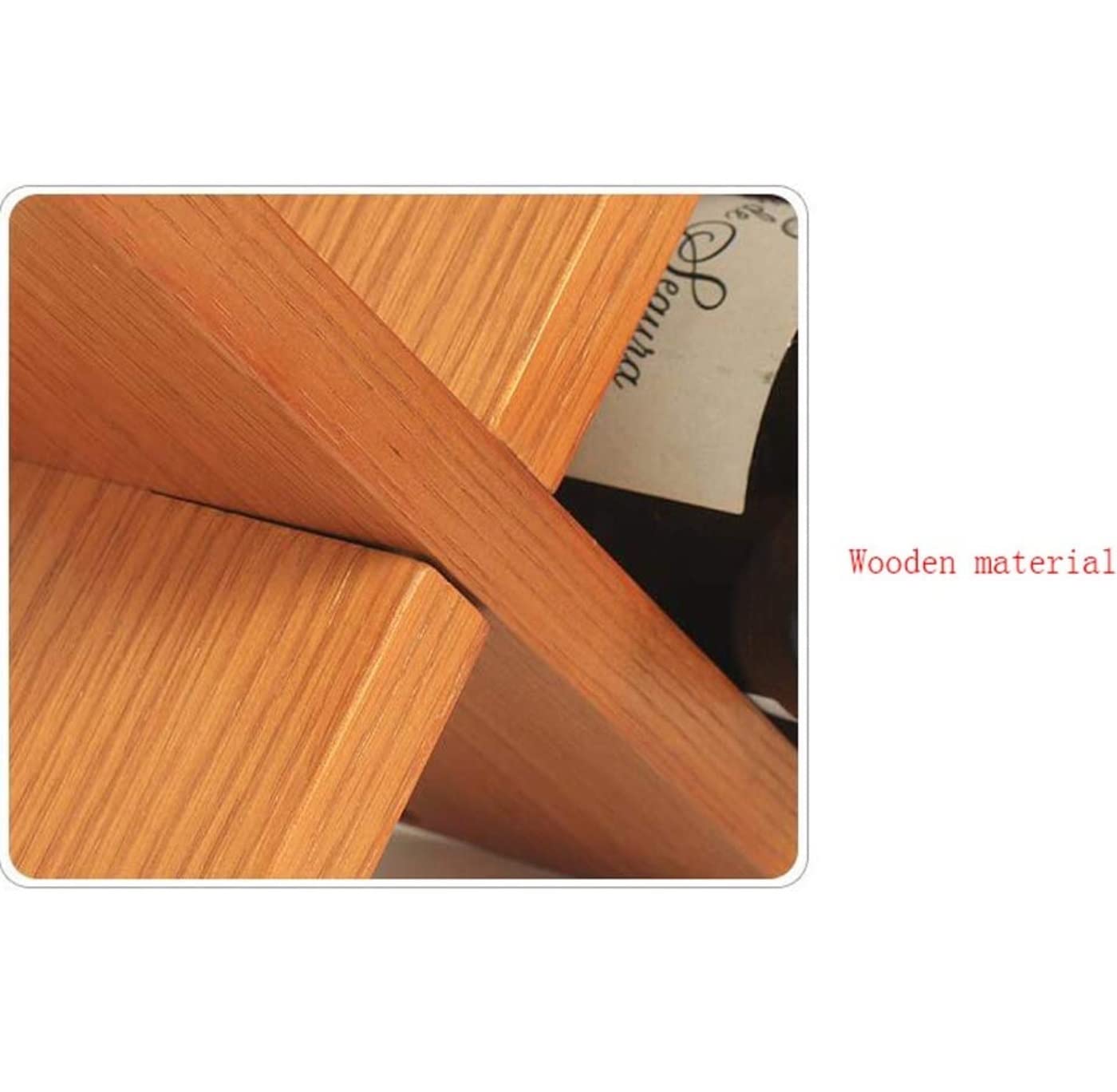 XDMINGY Wine Bottle Storage Creative Home Bamboo Wine Rack Living Room Holder Cafe Bar Display Sturdy Home Bar Kitchen