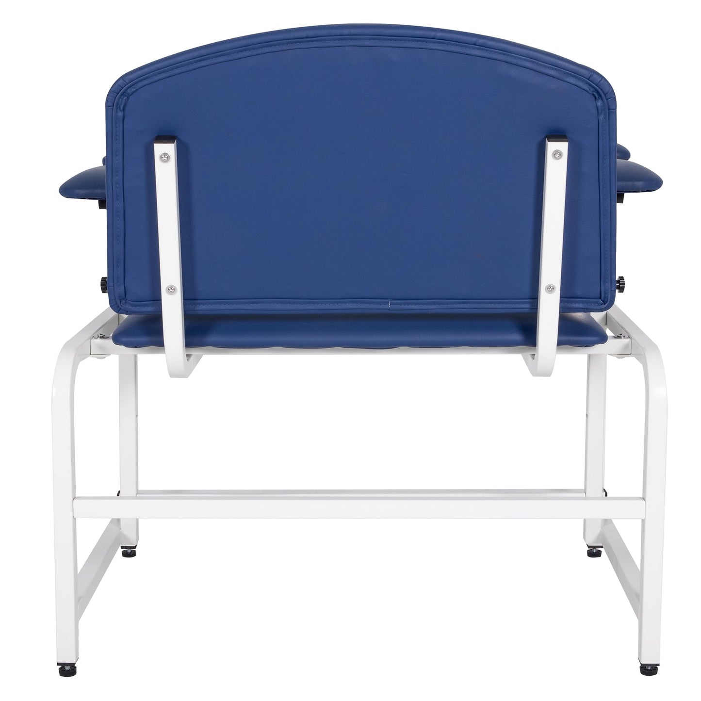 COOLWAVE Extra Thick Padded Bariatric Phlebotomy Chair with Arms Blue