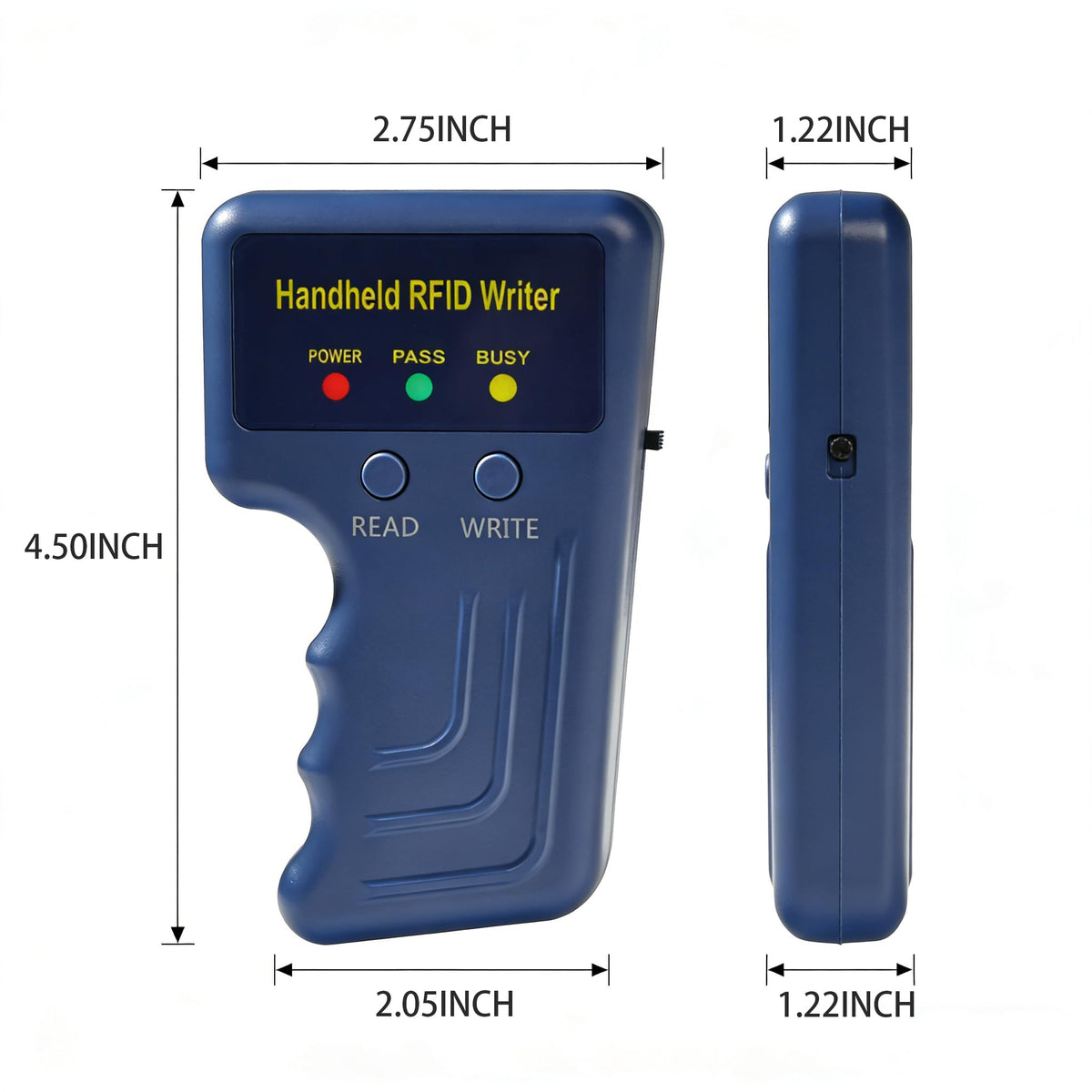 Handheld 125KHz RFID Duplicator – HID AWID Proximity Card Copier, Portable RFID Access Control Card Writer for Office Home Property Management