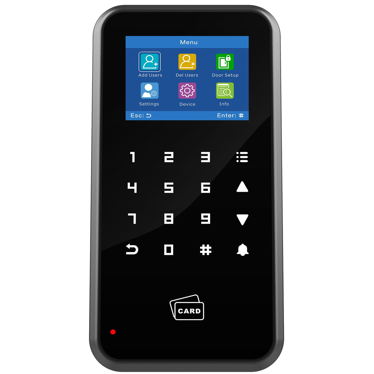 UHPPOTE 2.4-inch Display Door Access Control Touch Keypad 125khz Compatible with WiFi