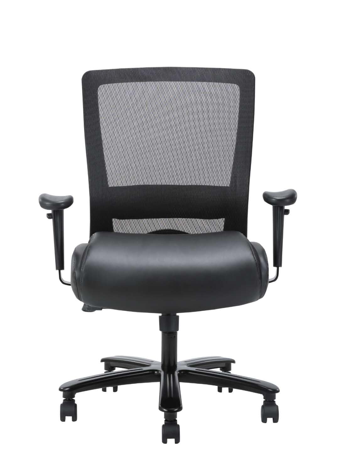 Boss Office Products Mesh Heavy Duty Chair 400 lb Weight Capacity in Black