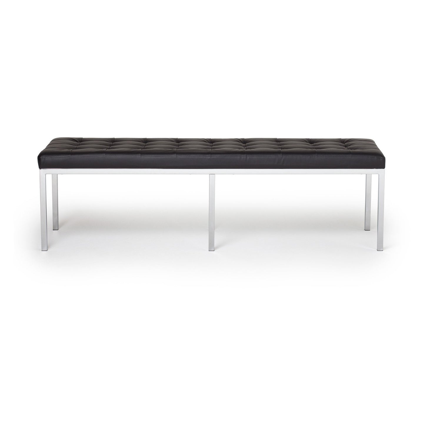 Studio Designs 72013 Bonded Leather Lintel 60" Bench, Smoke