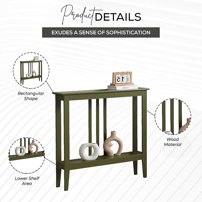 Kings Brand Furniture Narrow Console Table