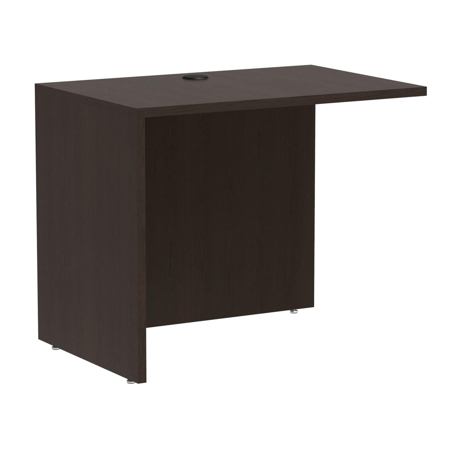 Alera Valencia Series Reversible Return/Bridge Shell, 35w x 23 5/8d x 29 1/2h, Espresso