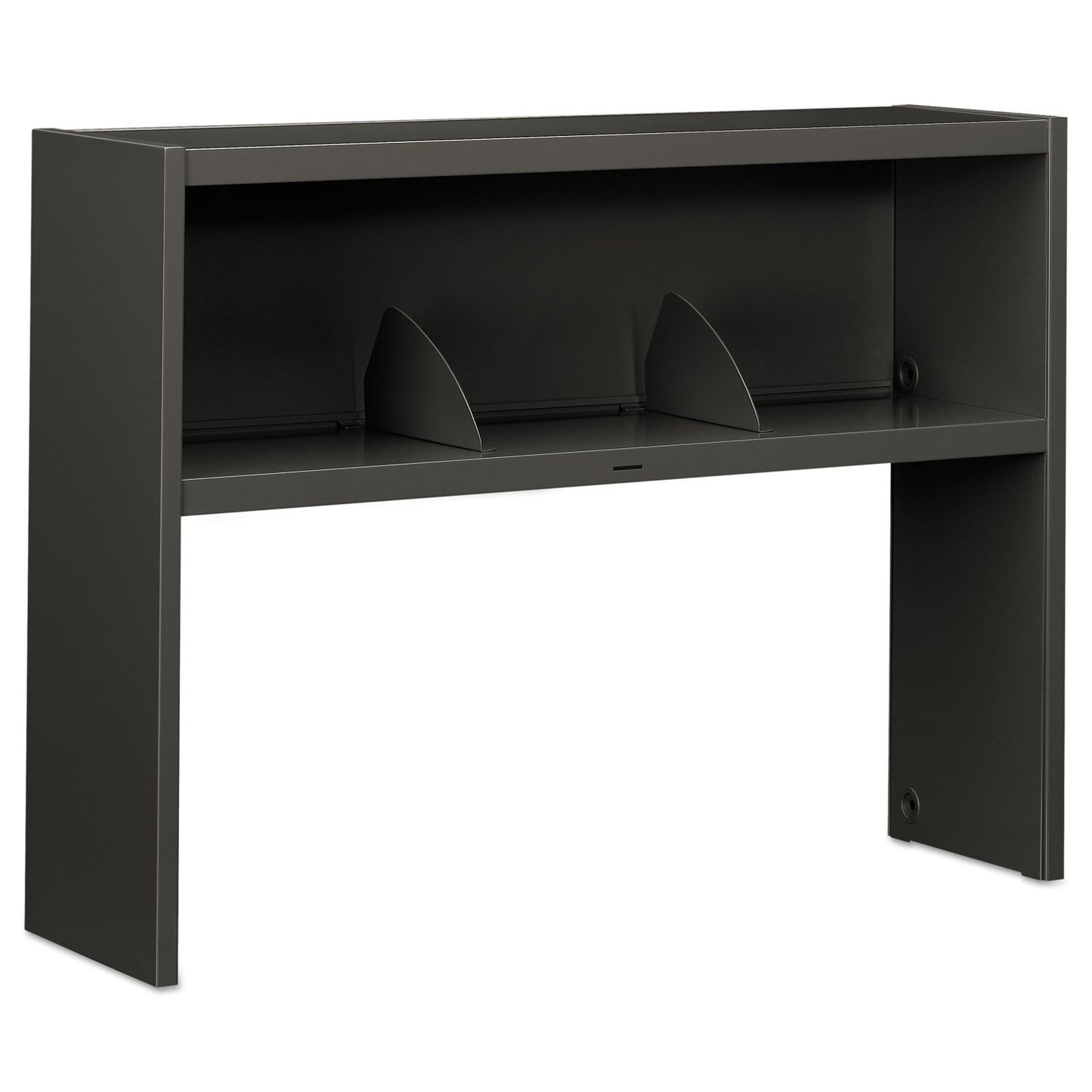 HON 386548NS Stack On Open Shelf Hutch, 48" by 13-1/2" by 34-3/4", Charcoal