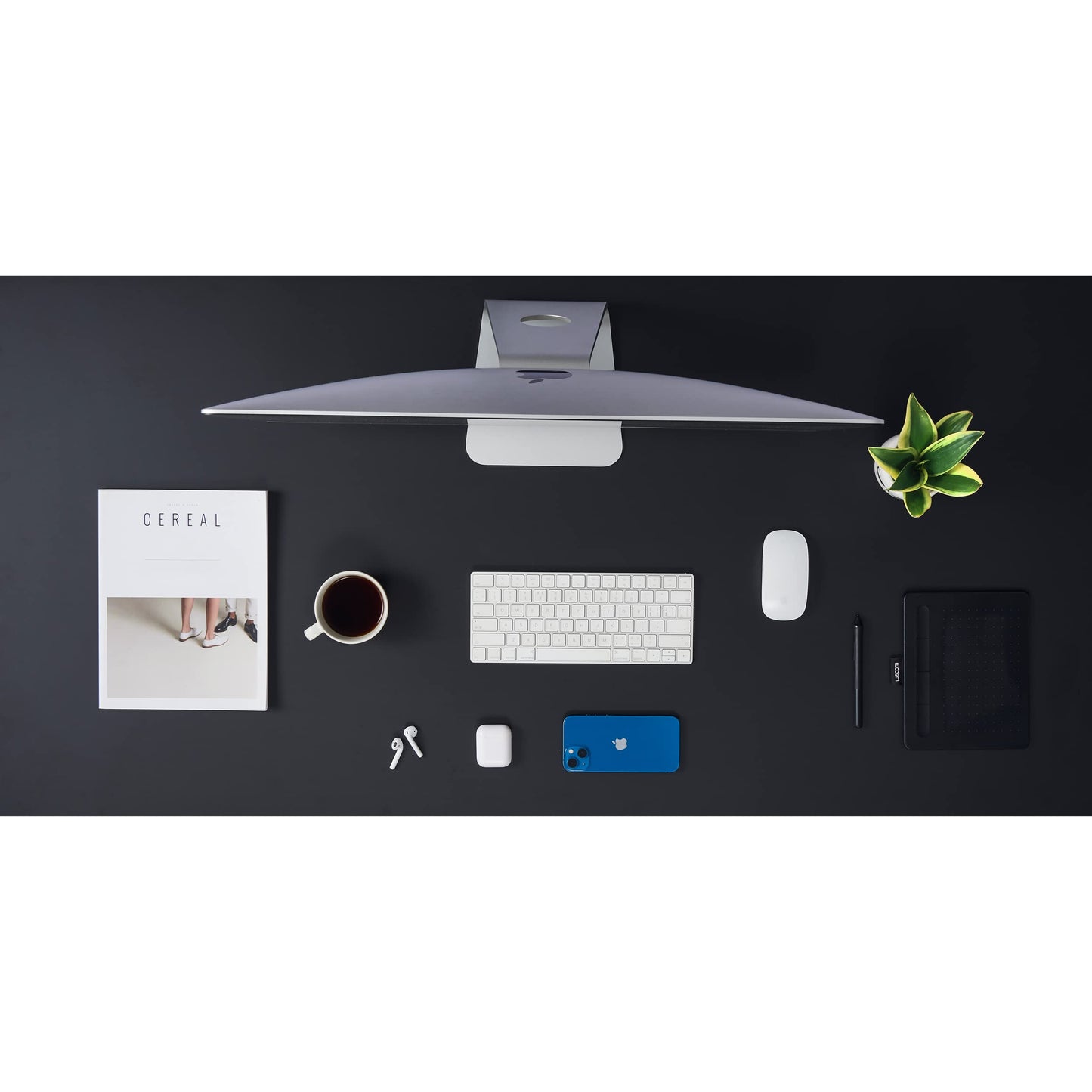 Kaboon 48"x26" Universal Table Top, Solid One-Piece Desktop, Reversible Melamine Countertop, Double Desks, L-Desk DIY, Black