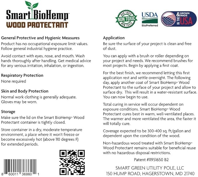 Plant-Powered 5-Gallon Wood Protectant, Protects Wood from Water & UV Rays