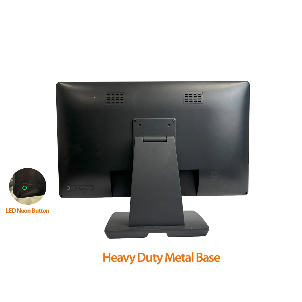 22-inch (21.5” Viewable) Capacitive LED 10 Point Multi-Touch HDMI VGA Monitor with 16:9 Display 1080p, True Flat Seamless Design Touchscreen, Great for Office, POS, Retail, Restaurant