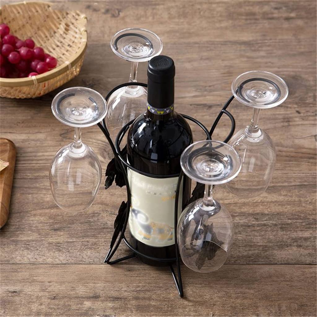 SIDUFHAOPKLL Wine Holder Glass 2 in 1 Party Display Stand Storage Rack Goblet Champagne Bar