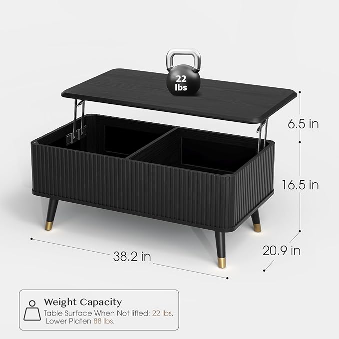 JOINICE Lift Top Coffee Table