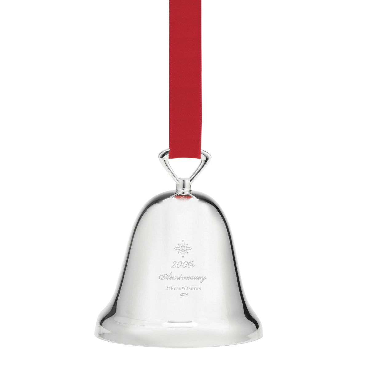 Reed & Barton 895958 2024 Annual Silverplate Christmas Tree Bell, Ornaments