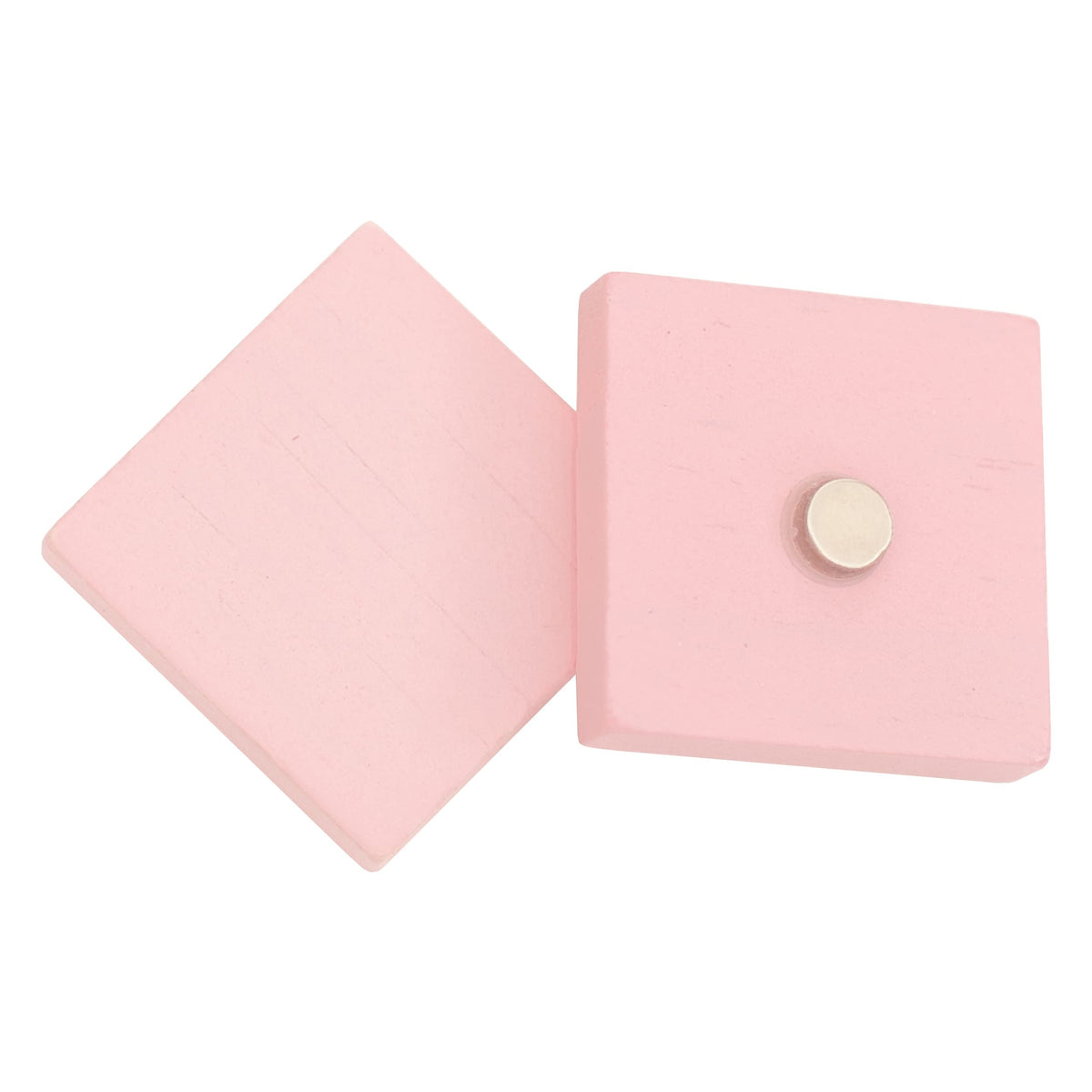 Stiles 100 Piece Magnetic Wooden Letter Tiles - Alphabet Magnets for Whiteboards, Refrigerators & Magnetic Letter Boards - Changeable Letters for Craft & Announcements, Pink