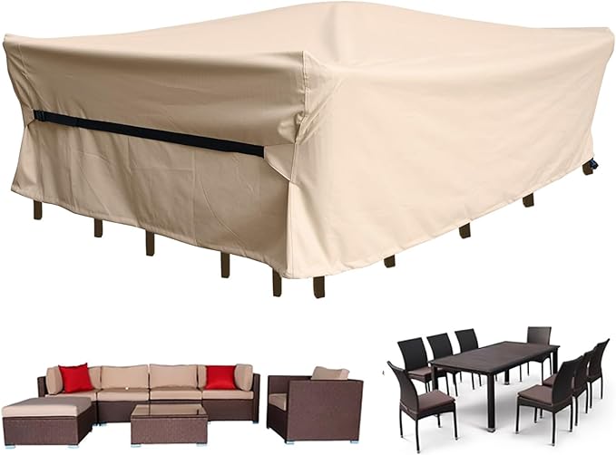 Patio Furniture Set Covers Waterproof Patio Conversation Sets Cover Heavy Duty