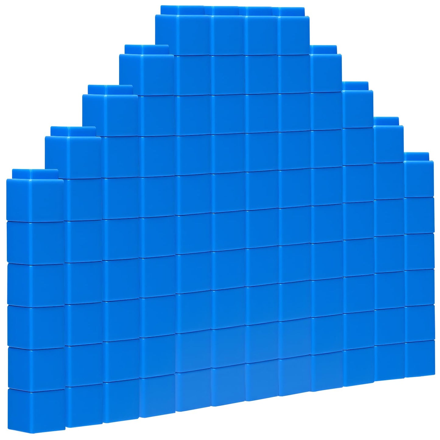200 Pcs Blue Linking Cubes for Math Counting Cubes Manipulatives Plastic Counting Block Manipulative Classroom Learning Supplies for Educational Preschool Activities Boy Girl (Blue)