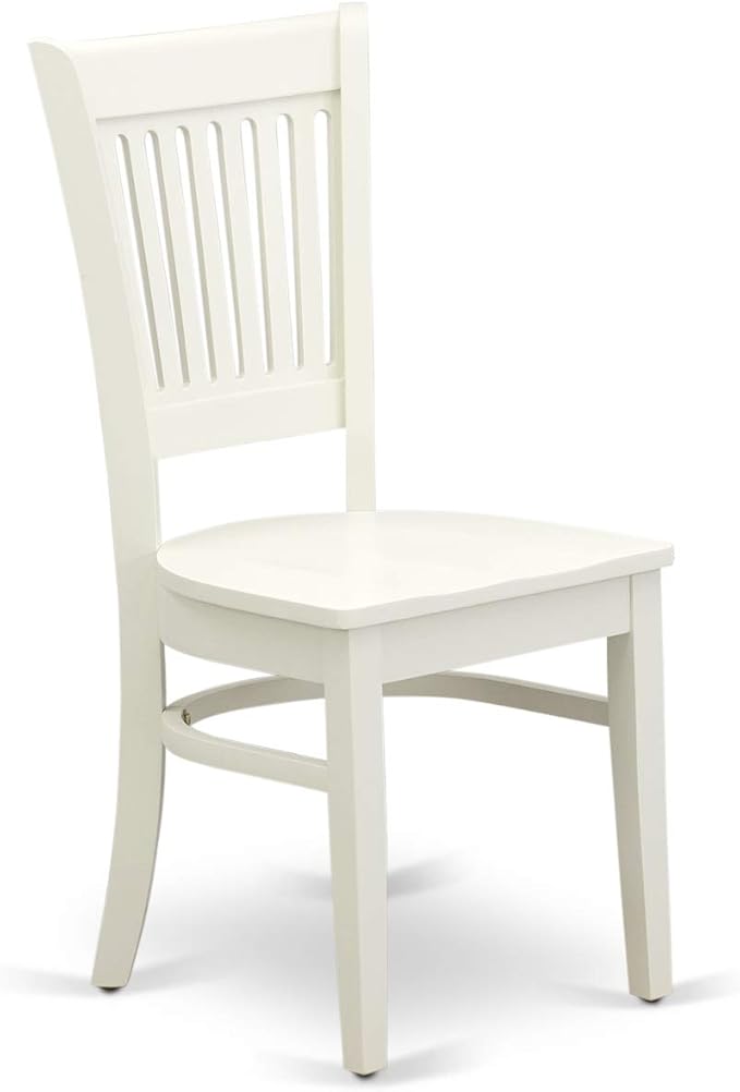 East West Furniture NDVA3-LWH-W 3 Piece Modern Dining Table Set Contains a