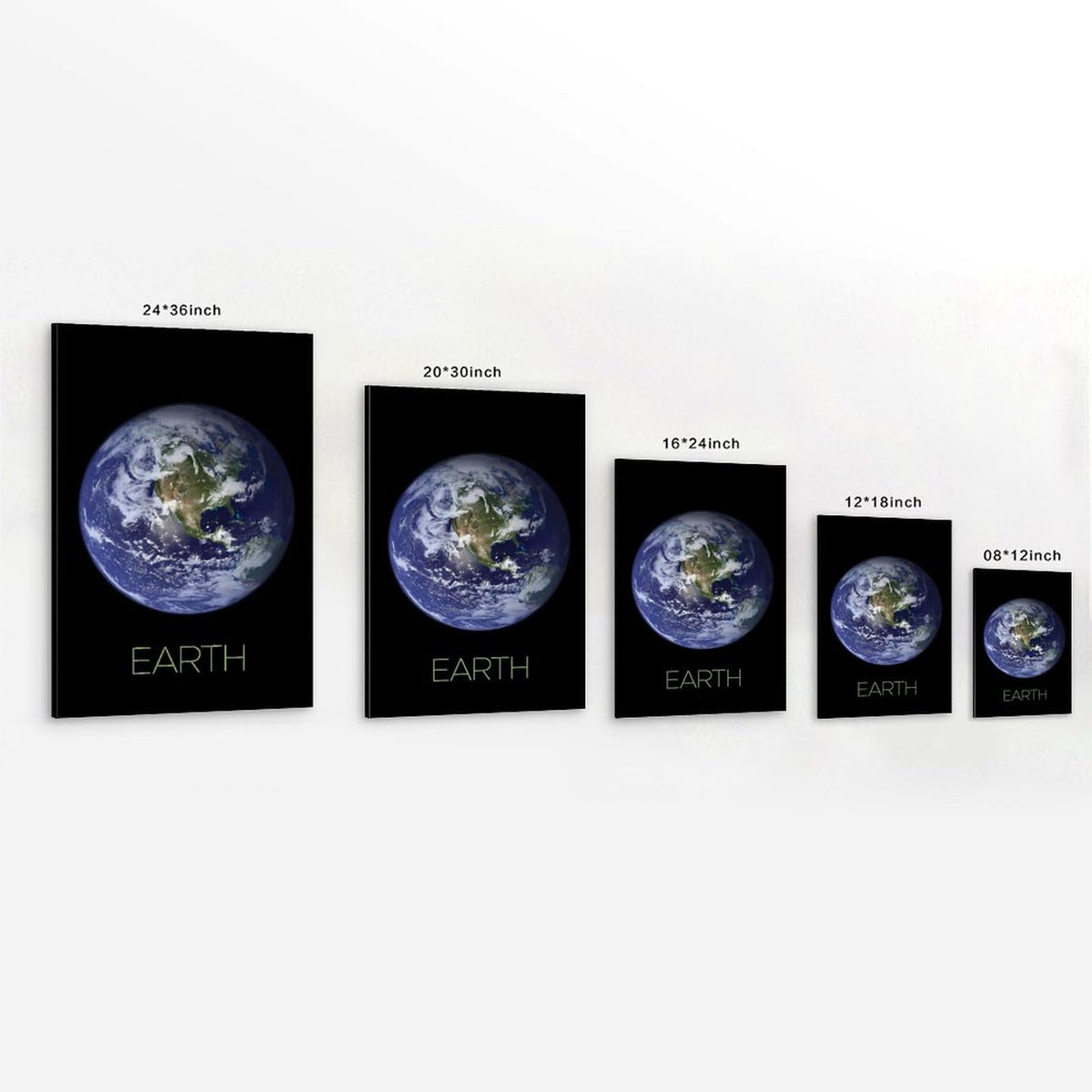 XIAOLOUTINYU Solar System Canvas Wall Art - Mars Planet Space Poster for Kids Room Bedroom Classroom, STEM Educational Astronomy Decor, Science Gift for Boys Girls Teens, 16x24 Inch Unframed