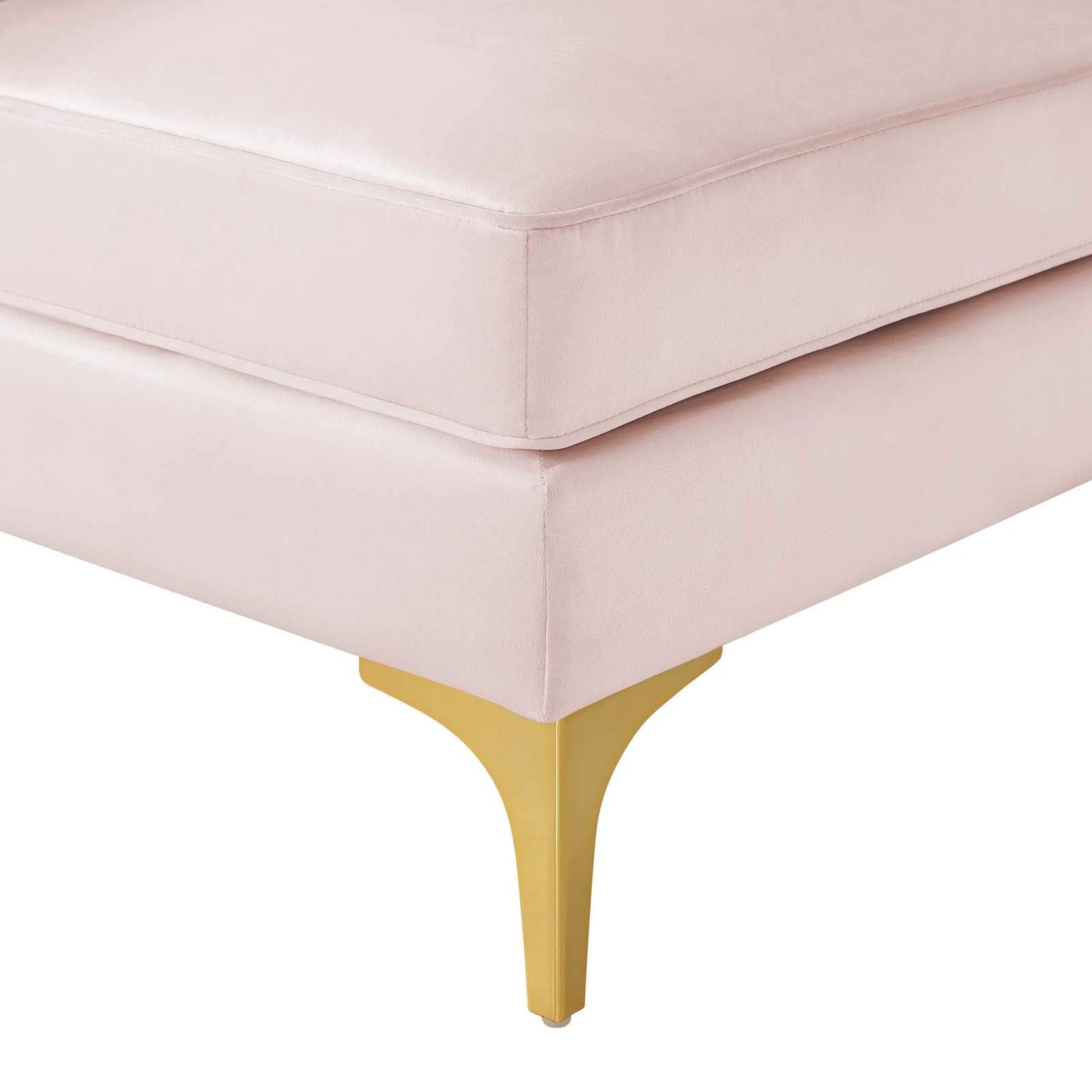 Modway EEI-4346-PNK Triumph Channel Tufted Performance Velvet Loveseat, Pink
