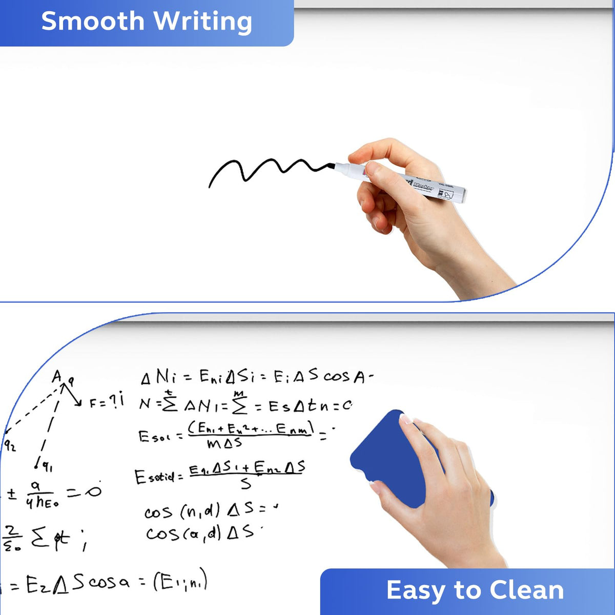 60x36 Inch Large Magnetic Dry Erase Whiteboard for Wall - Premium Aluminum Frame, Heavy Duty Office Home School White Board with Marker & Eraser (Easy Install, Durable Surface)