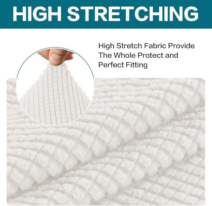 Turquoize Stretch Sofa Slipcover 2 Pieces Sofa Cover Couch Cover