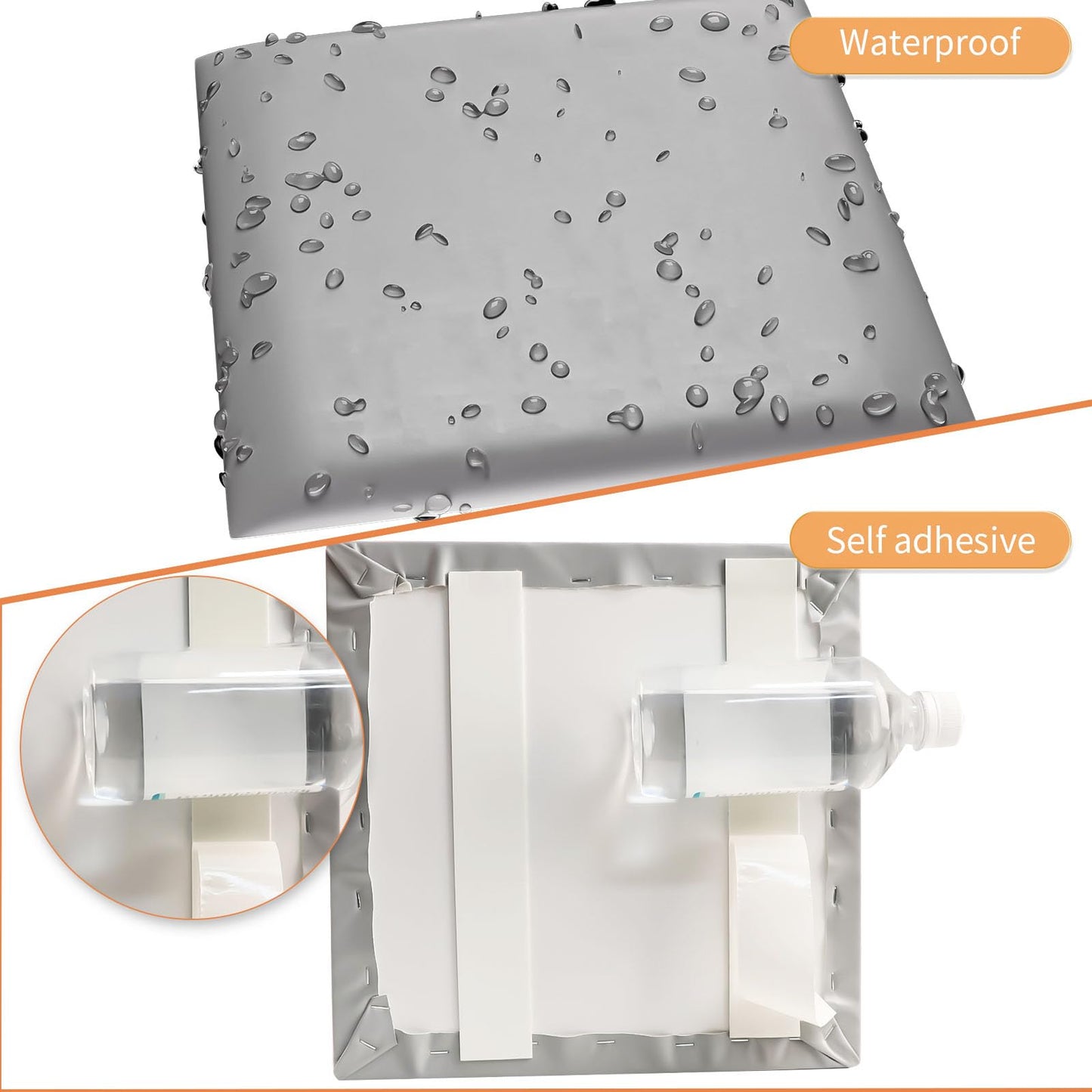 Umedol 3D Anti-Collision Wall Padding for Kids, Grey Peel and Stick headboard Panels, Self-Adhesive Headboard Panels for Wall, Bedroom/Living Room Upholstered Wall Panel(6 Pack -11.8" x 11.8")
