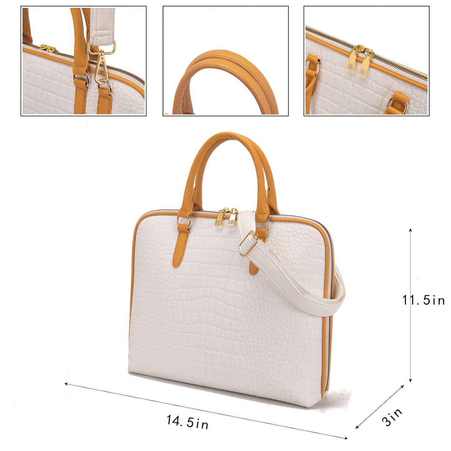 Accordian File Organizer Tote,Folder with Zipper & Labels,12 Pocket Expanding File Folder with Multi-Pockets Paper Folder for Letter A4 Files Business Teacher Office Bag Handbags for Ladies