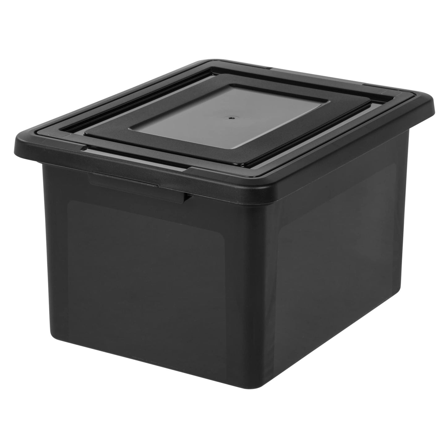 Officemax Office Depot Brand Letter And Legal File Tote, 18"L X 14 1/4"W X 10 7/8"H, 30% Recycled, Black