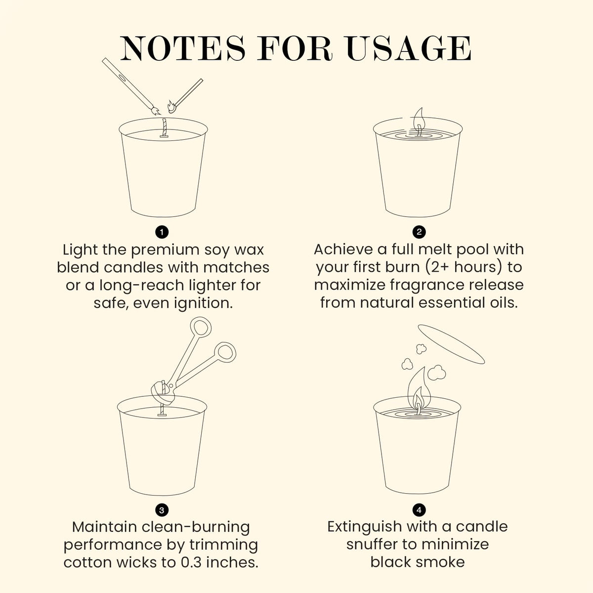 M&SENSE Natural Soy Candle| Leather Night | 5.3 oz | Mini Spring Scented Candles for Relaxation, Meditation, Home Décor | for Bedroom, Office, Party Small