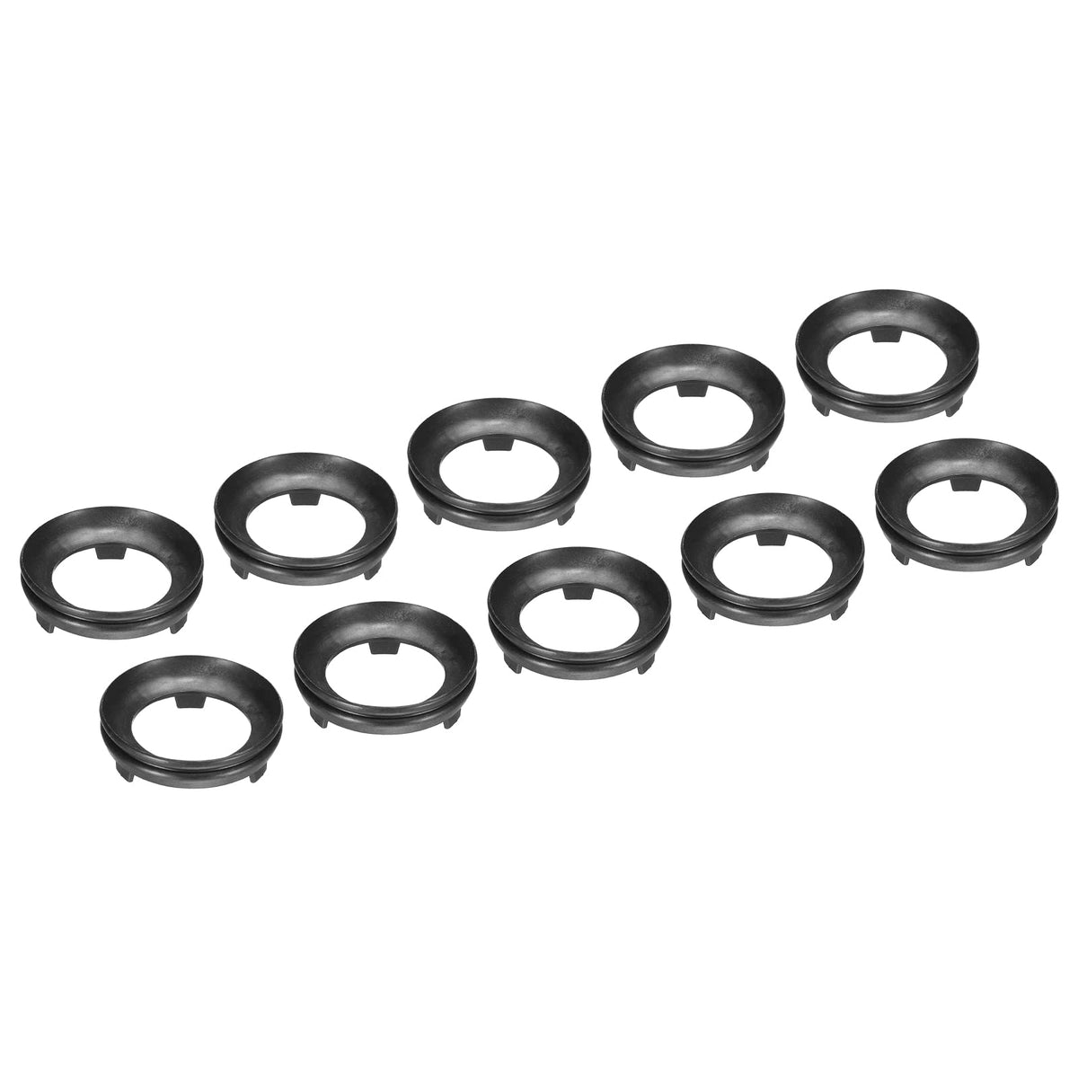 MECCANIXITY Ball Stand Holders Displays Base Diameter 7.5cm Black for Crystal Ball Stone Pack of 10