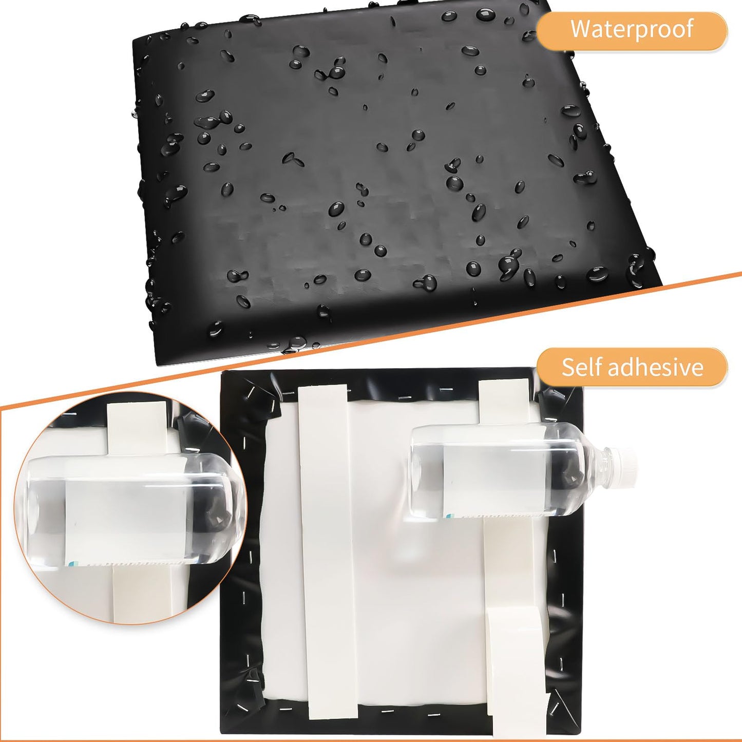 Umedol 3D Anti-Collision Wall Padding for Kids, Black Peel and Stick headboard Panels, Self-Adhesive Headboard Panels for Wall, Bedroom/Living Room Upholstered Wall Panel(6 Pack -11.8" x 11.8")